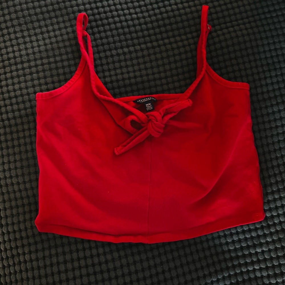 Red Crop Top